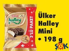 ÜLKER HALLEY MİNİ 198 G fiyat ve kampanya bilgisi